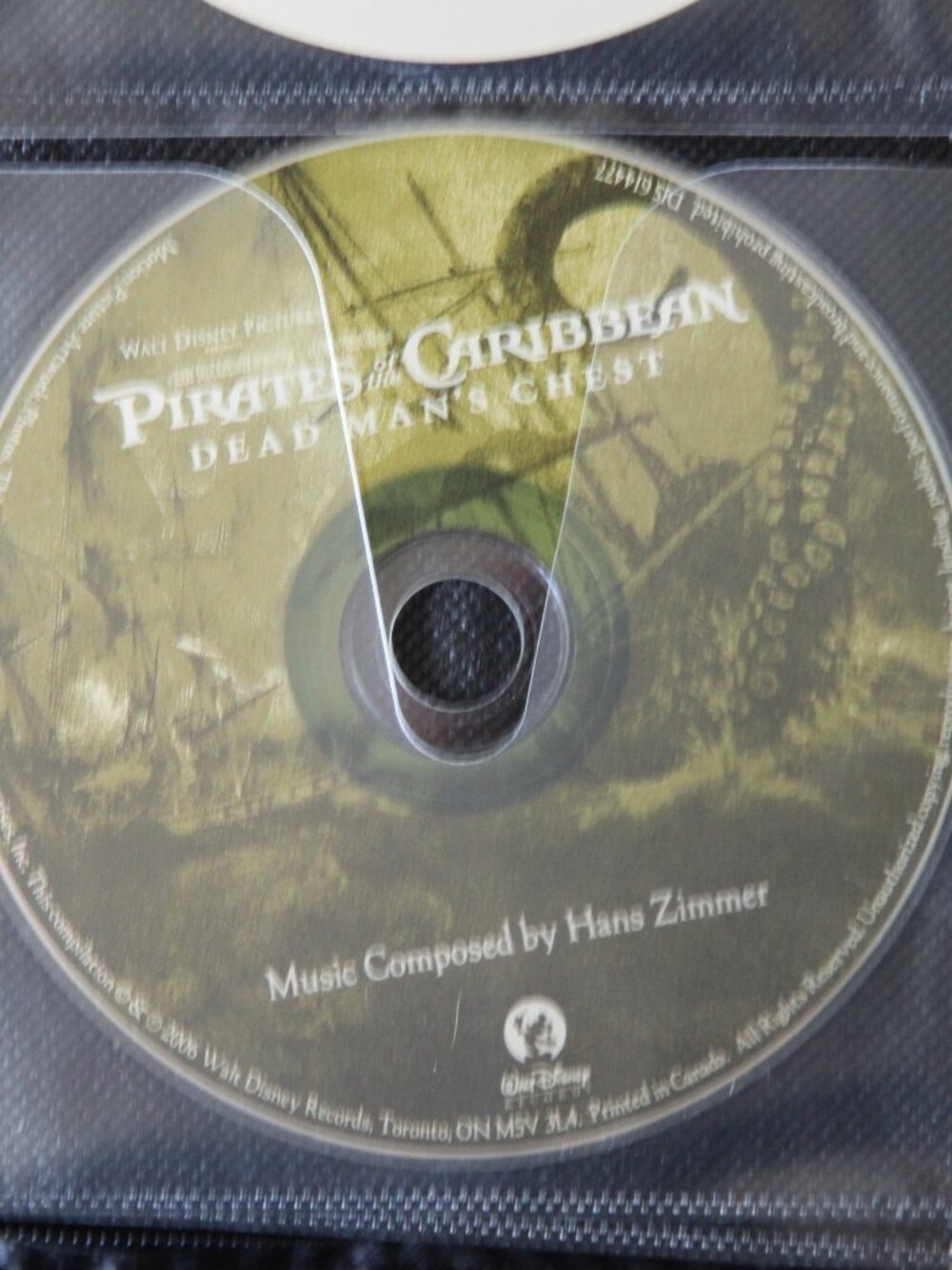 Pirates of the Caribbean: Dead Man's Chest OST Music CD